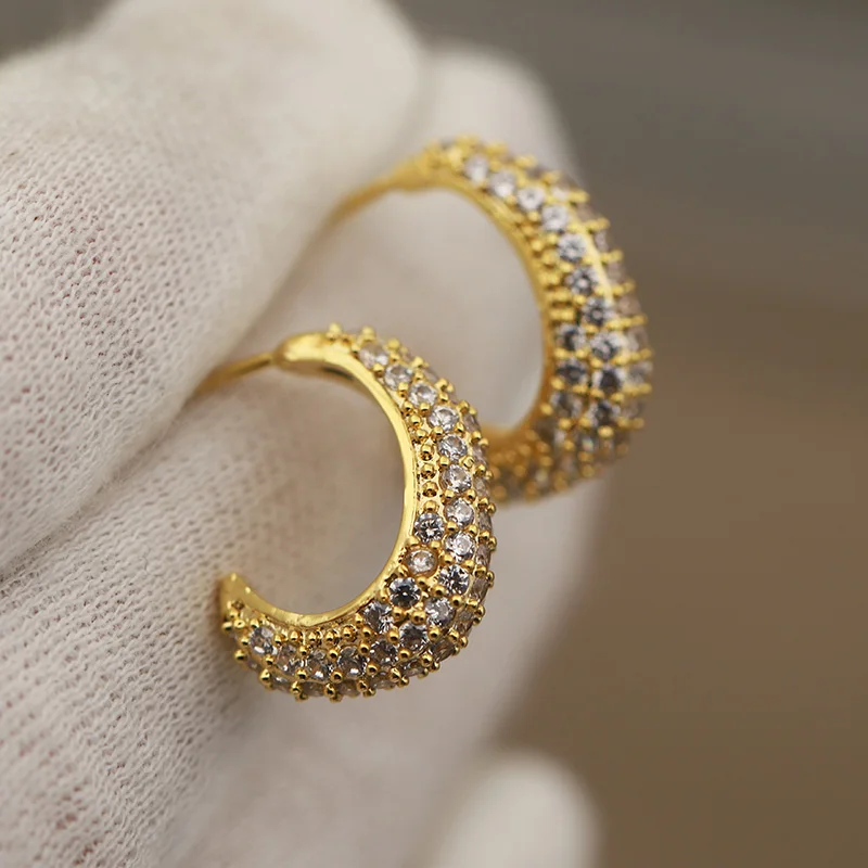 

Новый дизайн зрения, роскошные серьги-гвоздики с кристаллами и геометрическим рисунком для женщин, модные брендовые ювелирные изделия, простые серьги с нежным цирконием