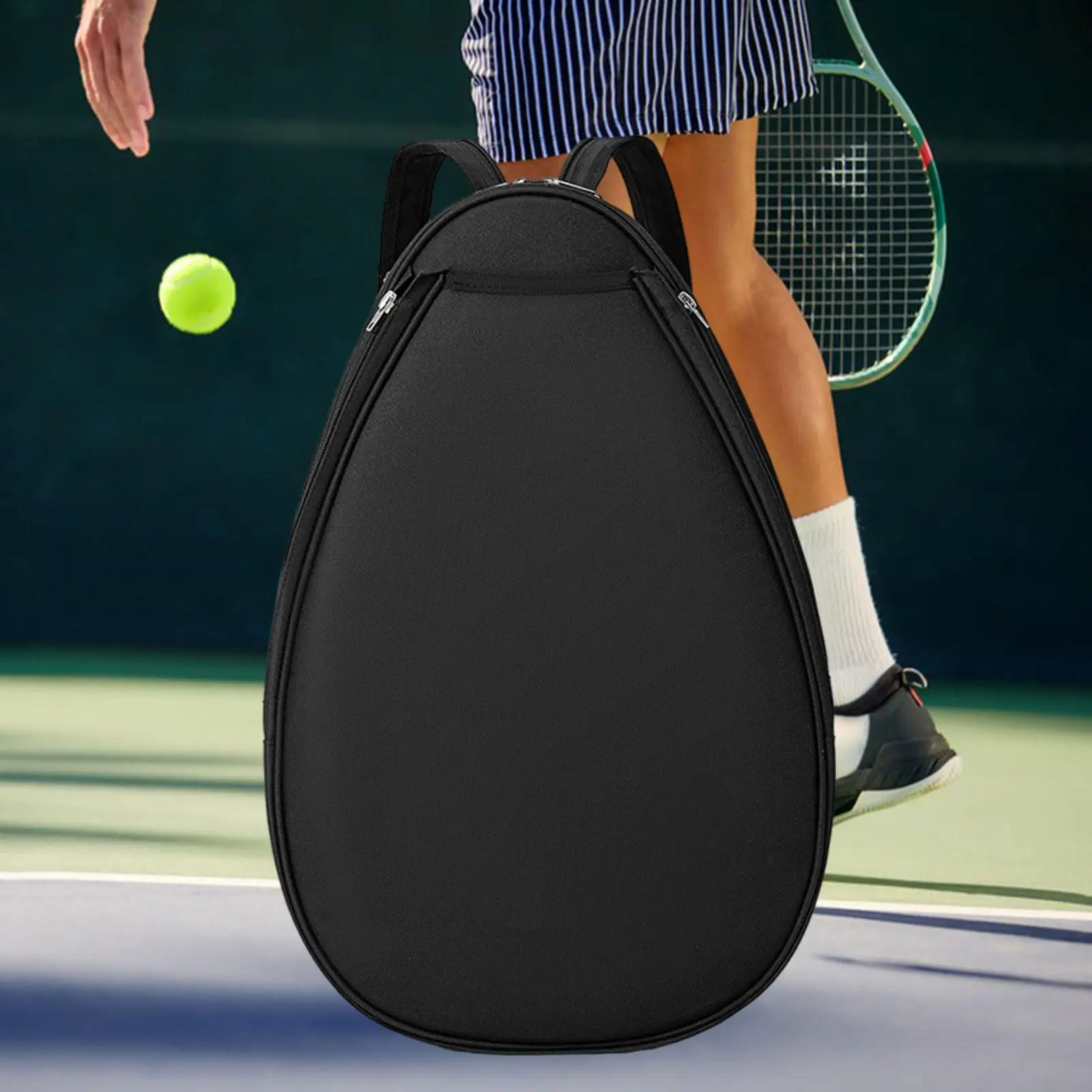 

Tennis Backpack Waterproof Oxford Fabric Spacious Shoulder Bag Stylish for Pickleball Bag High Quality and Badminton Rackets