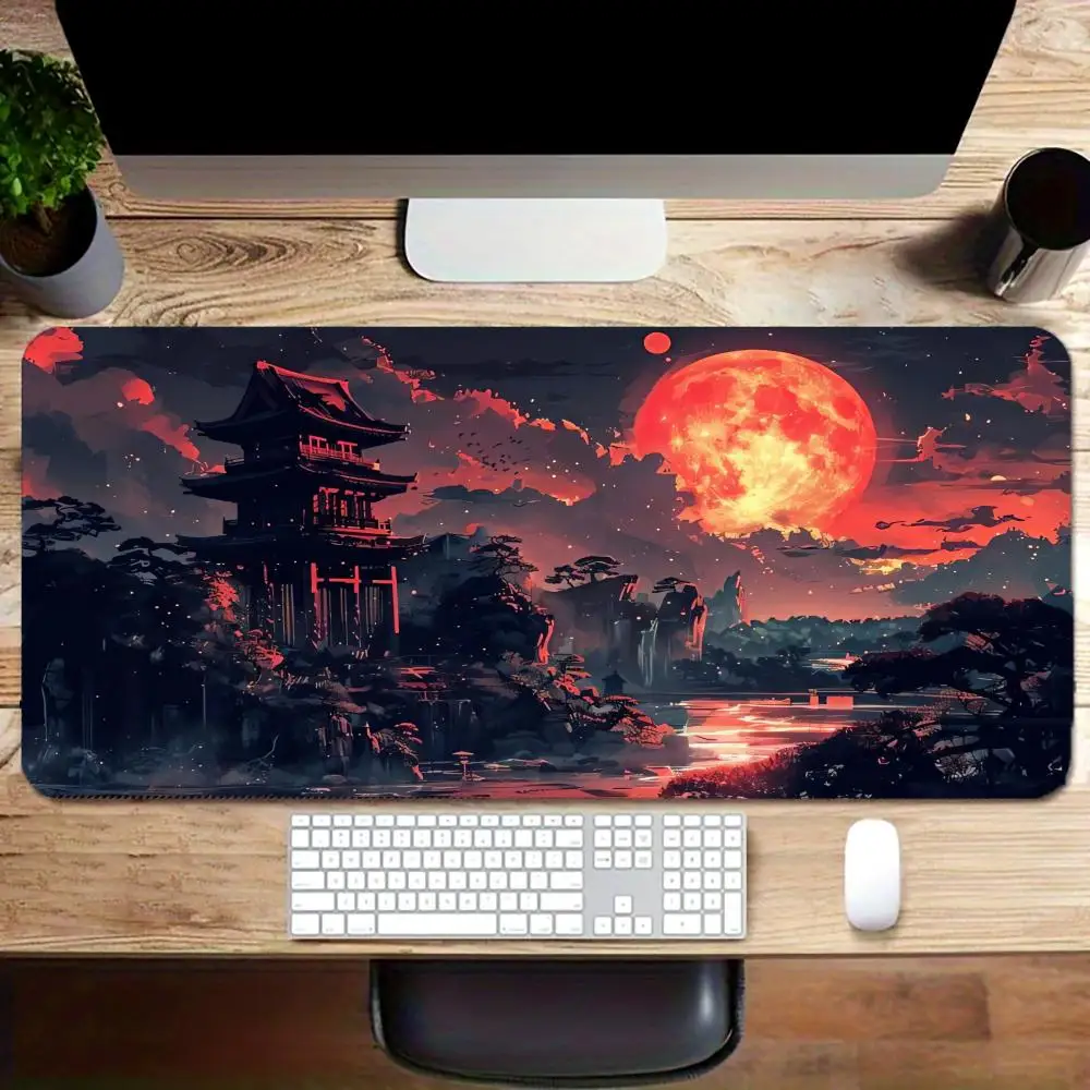 

Sunset Scenery Pc Keyboard Desk Mat Large Offices Accessories Laptop Mouse Pad Gamer Gaming Anime Mousepad Natural Rubber Carpet