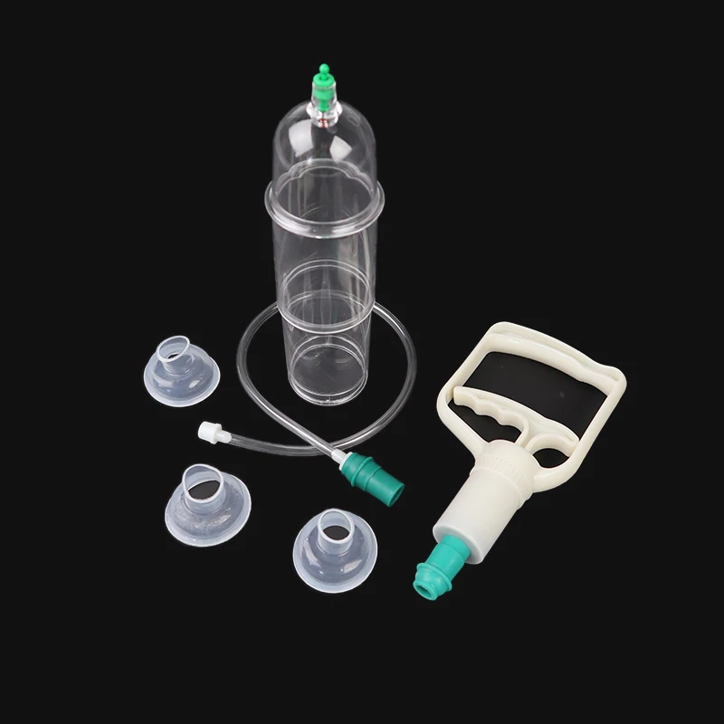 Handheld Men\'s Cups Air Pump Vacuum Cupping Set Massage Jars