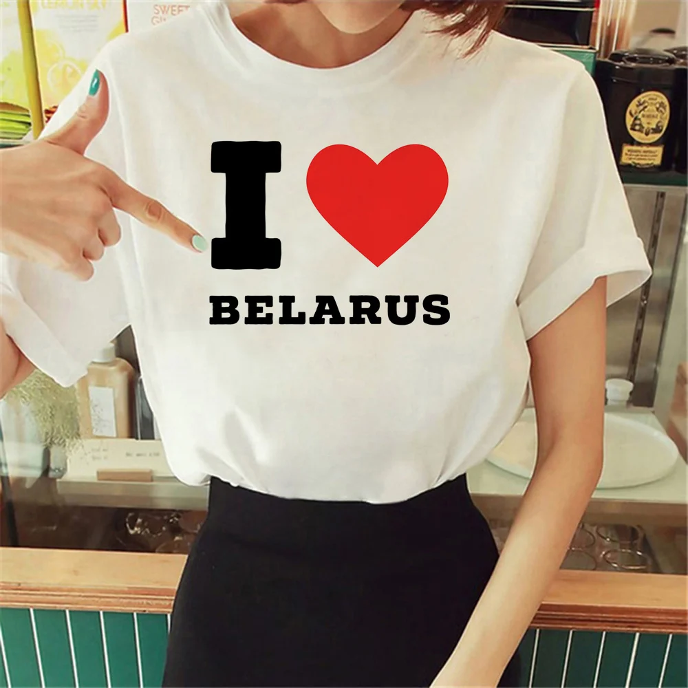 Belarus Tee women graphic designer Tee female streetwear y2k clothes