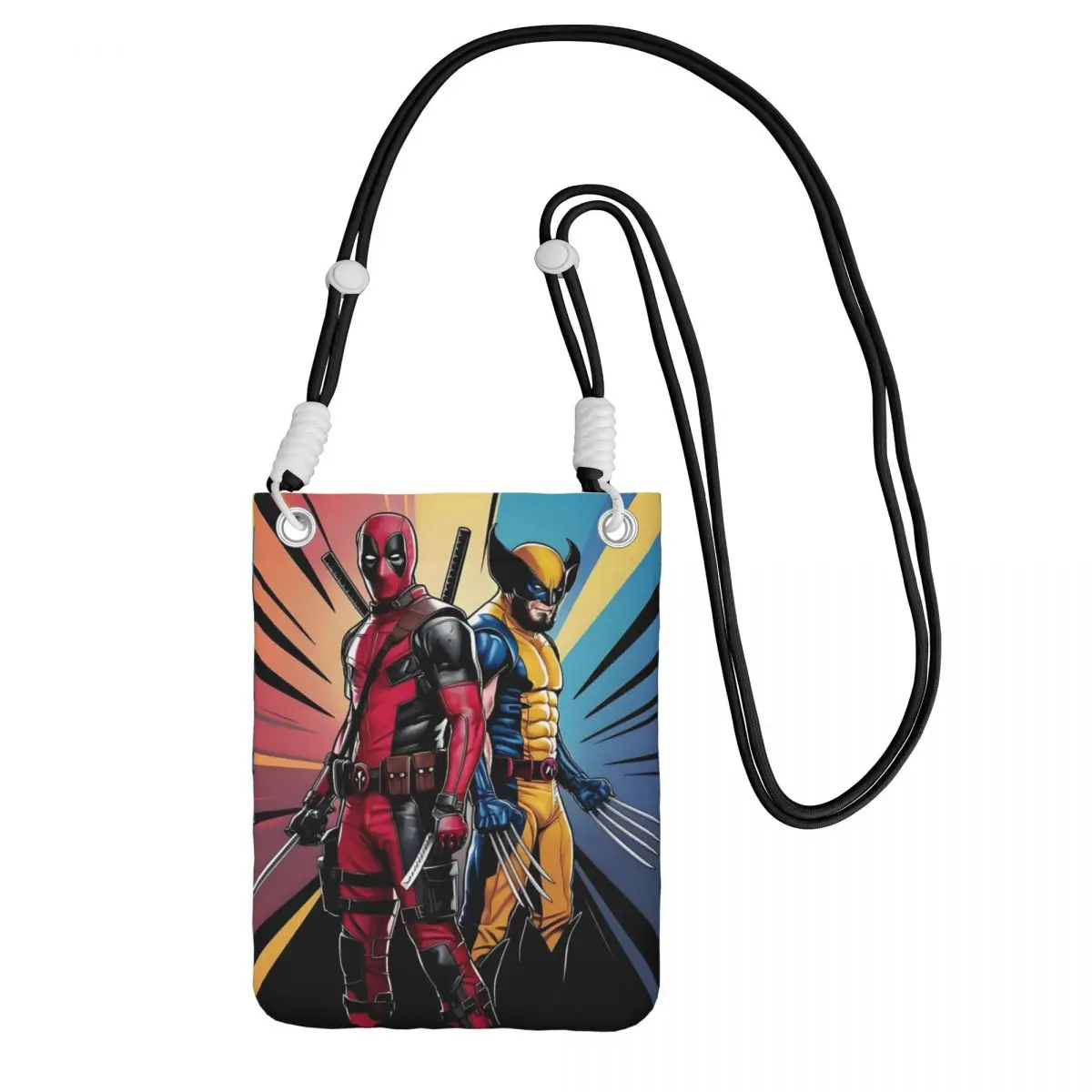 

Custom Wolverine Mobile Phone Bag for Men Women Comics Animation Shoulder Crossbody Bag Suitable Coin Purse Mini Purse Wallet