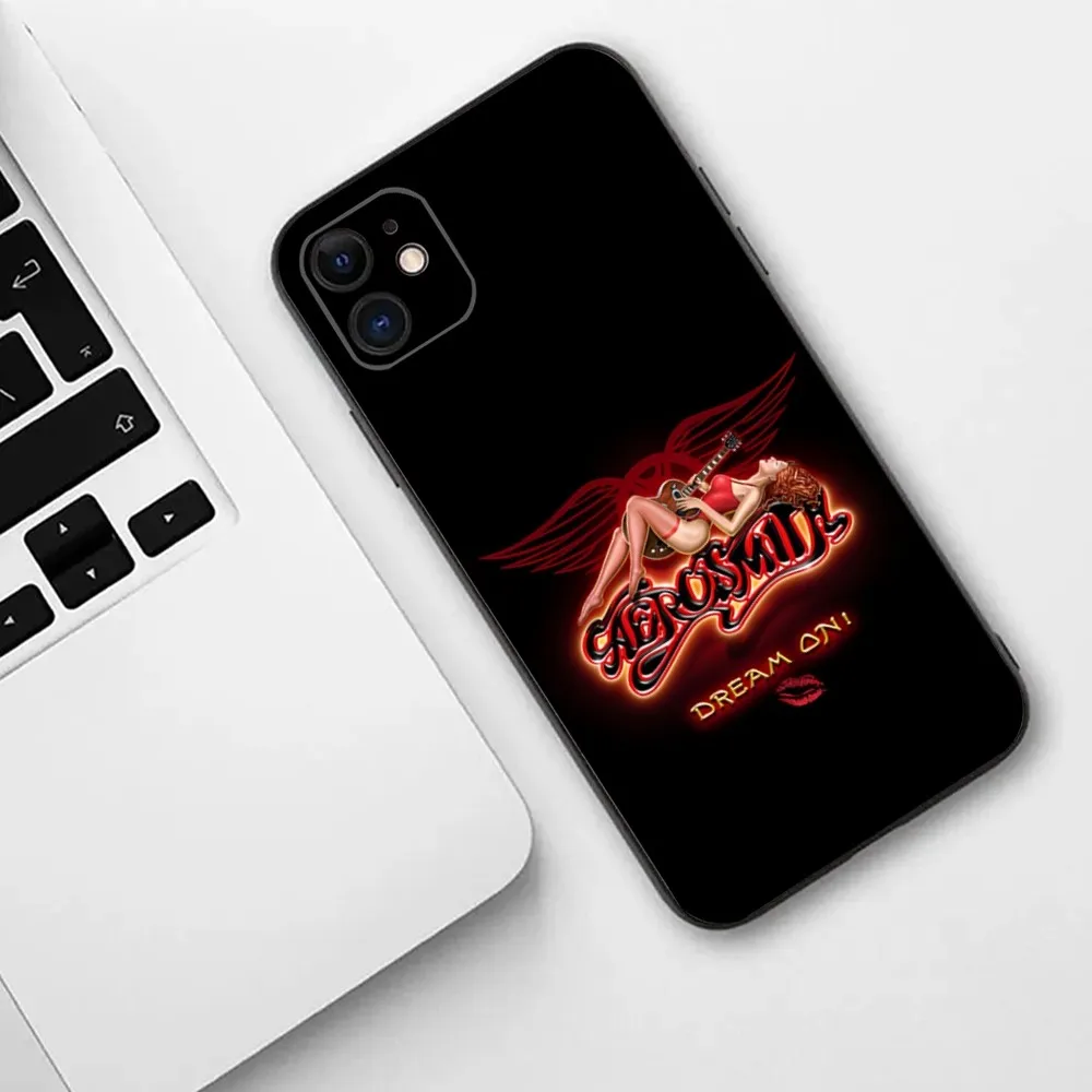 Aerosmith Rock Cool Phone Case For iPhone 16,15,14,13,12,11,Plus,Pro Max,XS,X,XR,SE,Mini,8,7 Soft Silicone Cover