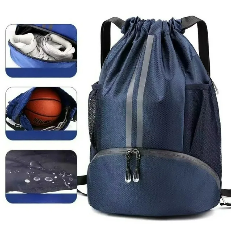 1PCS Bundle pocket drawstring bag, dry wet separation swimming bag, waterproof swimsuit storage bag