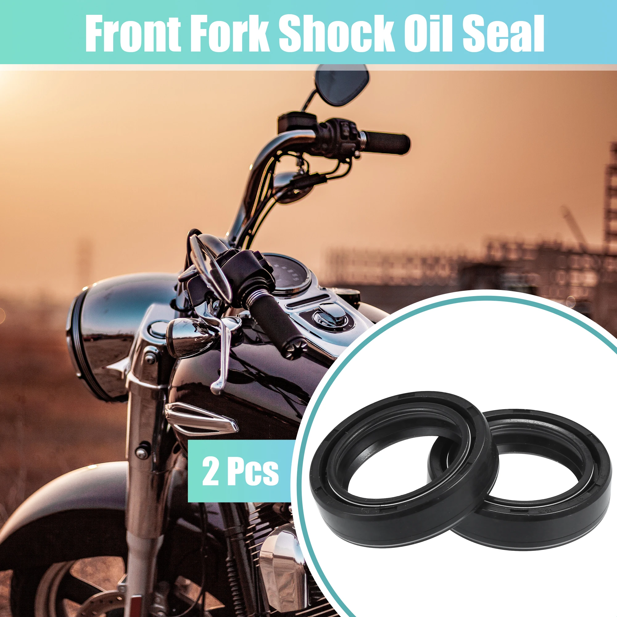 

Motoforti 2pcs 43mmx31mmx10.5mm Motorcycle Front Fork Shock Oil Seal for Honda MSX125