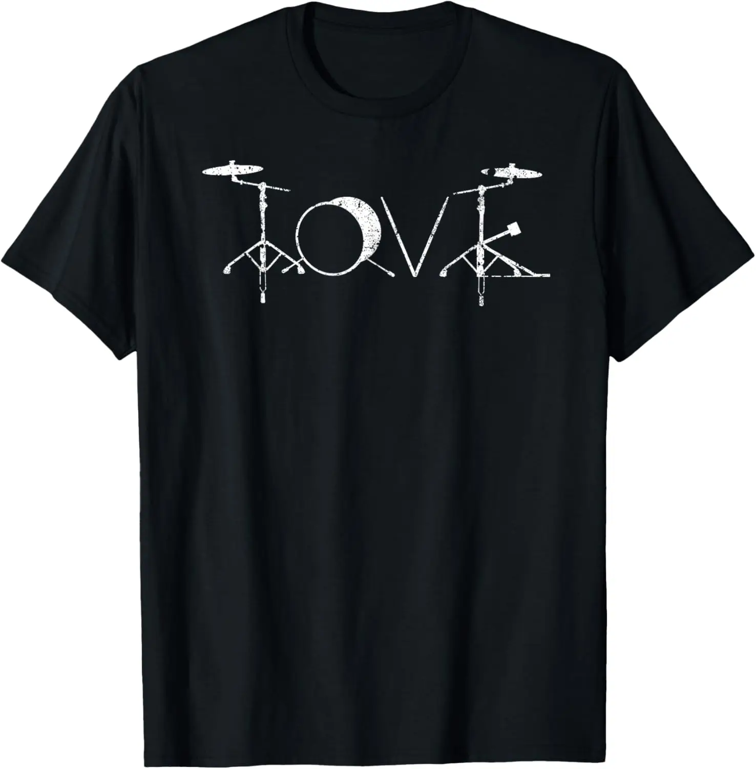 Drummer Music Lover Valentines Day Gift Drums T-Shirt