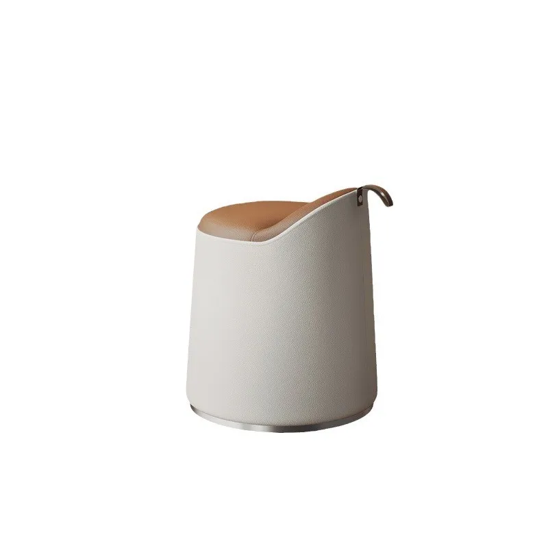 For Home Use Rotating Makeup Stool Girl's Bedroom Minimalist Dressing Table Stool Balcony Rest Chair