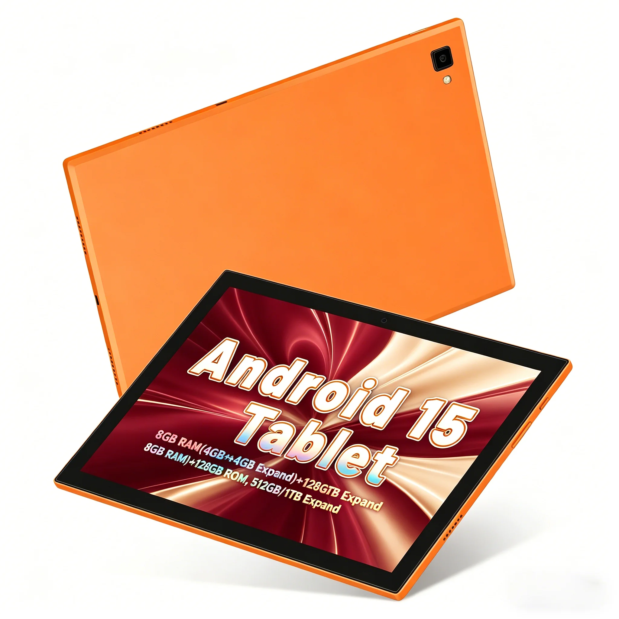 Paitanry Android 15 Tablet Octa Core 8GB RAM 128GB ROM 512GB/1TB Expand 5000mAh 1280x800 IPS HD Dual Camera WiFi GPS Game Tablet