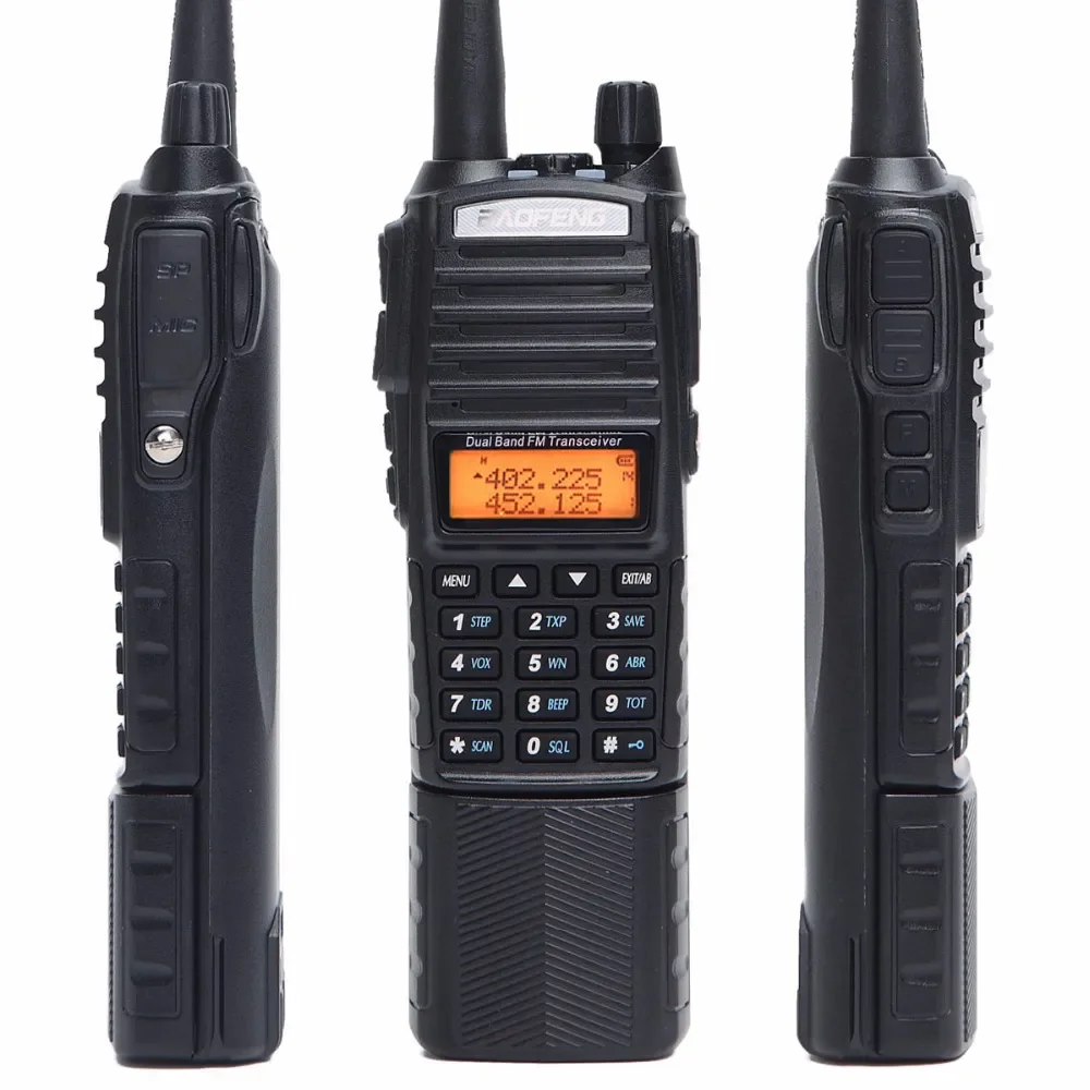 Imagem -03 - Plus Walkie Talkie de Alta Potência 3800mah Poderoso Rádio Bidirecional Rádio de Banda Dupla 8watt Ham Portátil para Caminhadas Baofeng-uv82