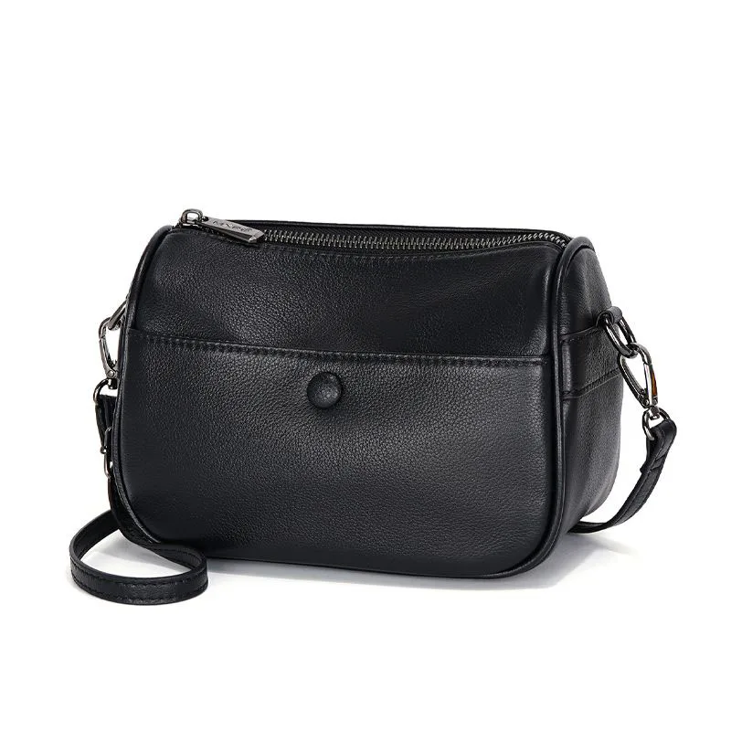 

Модная сумка через плечо для женщин, сумки-мессенджеры, женские универсальные сумки через плечо из натуральной кожи большой емкости, женская сумка на молнии