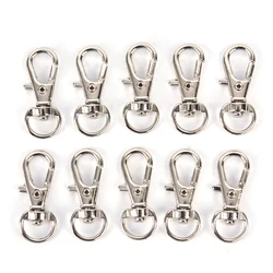 10pcs Mini Aluminum Alloy Keychain Making Snap Spring Clip Hook Carabiner Buckle Handmade sewing supplies