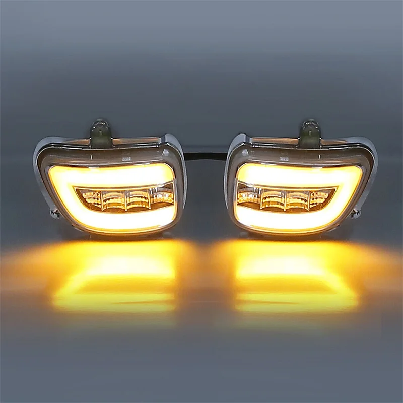 Motorcycle Front LED Turn Signals For Honda Goldwing GL1800 2001-2017 F6B 2013-2017 2016 2015 2014 clear/orange/smoke