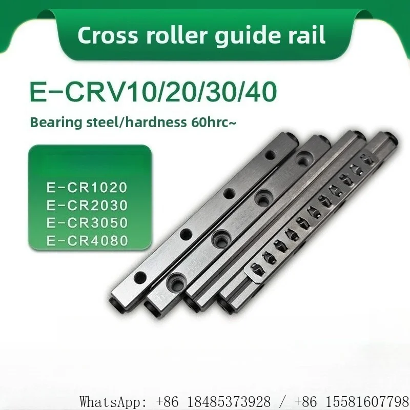 E-CRV1020 2030 3080 40240 VR12 ICK01 Cross Roller Guide 60HRC Steel Linear Rail Automation
