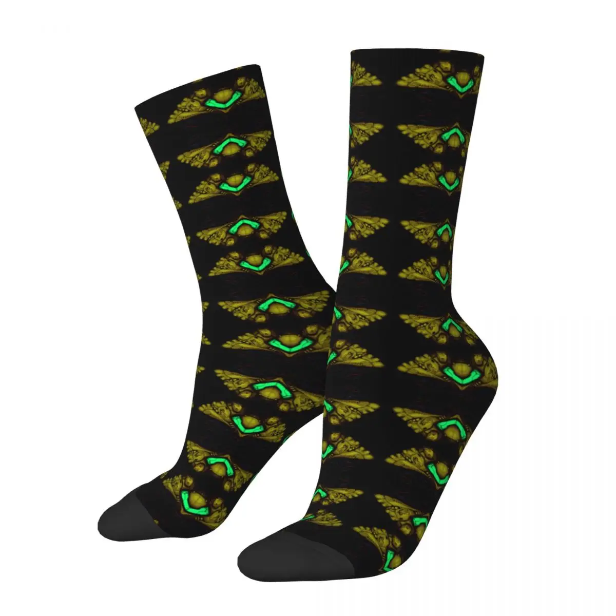 Super Metroid Stockings zebes Pattern Kawaii Socks Winter Anti Skid Socks Women Men Outdoor Warm Soft Socks