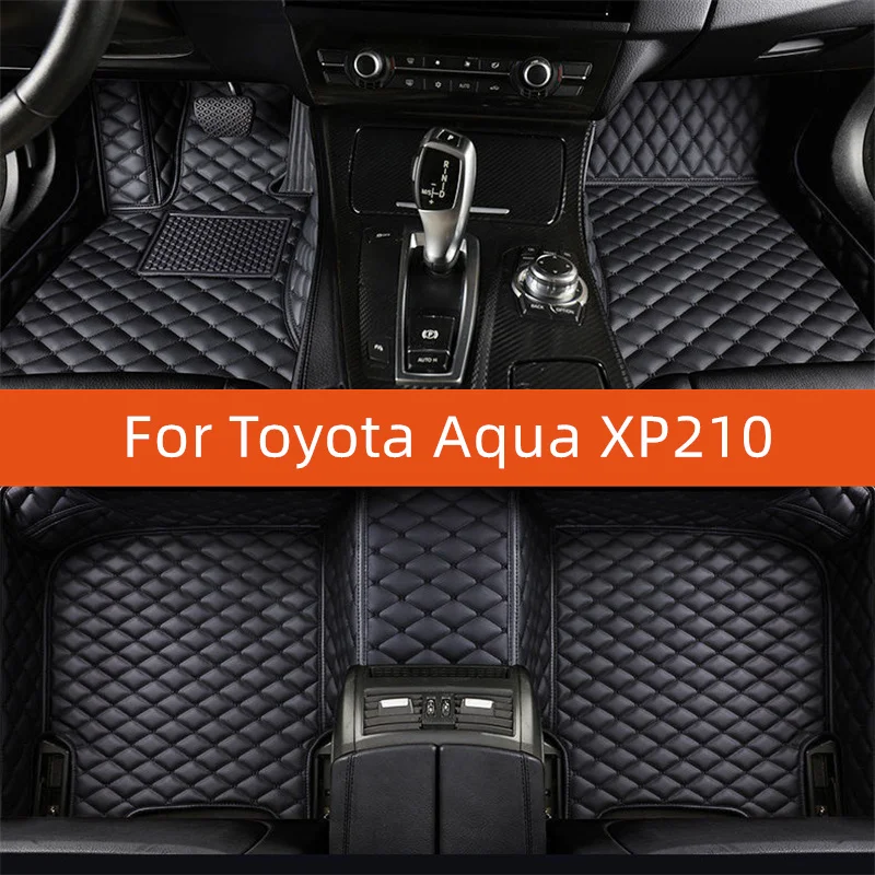 

Custom Leather Car Floor Mat For Toyota Aqua XP210 2021 2022 2023 2024 2025 2026 2027 Car Mat Interior Accessories
