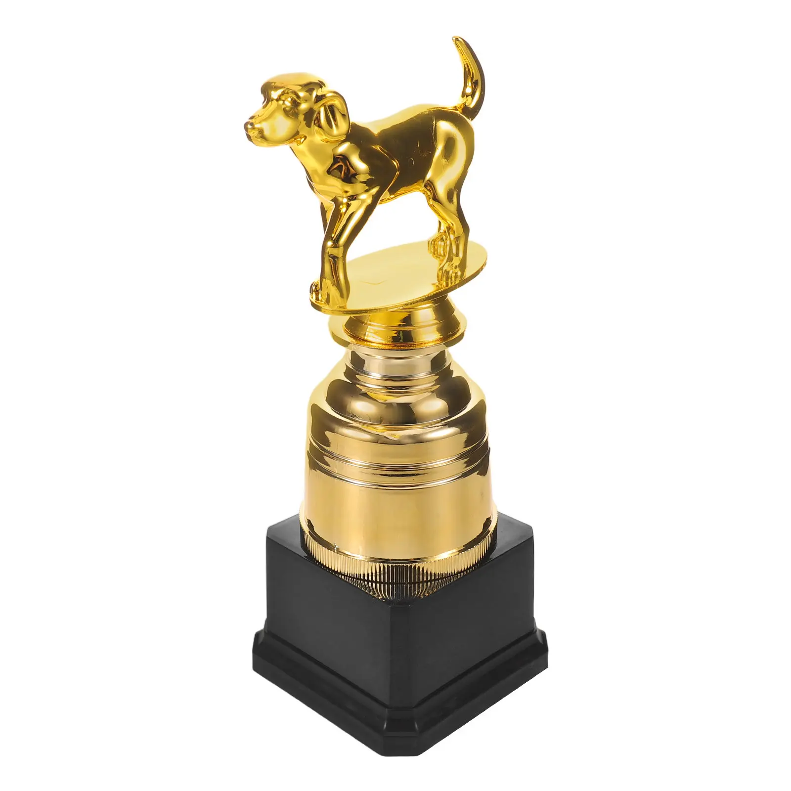 Dog Trophy 1St Place Gold Competition Award for Dog Agility Flyball Relay Pet Contest Sports Day Trophy Desktop Trophies