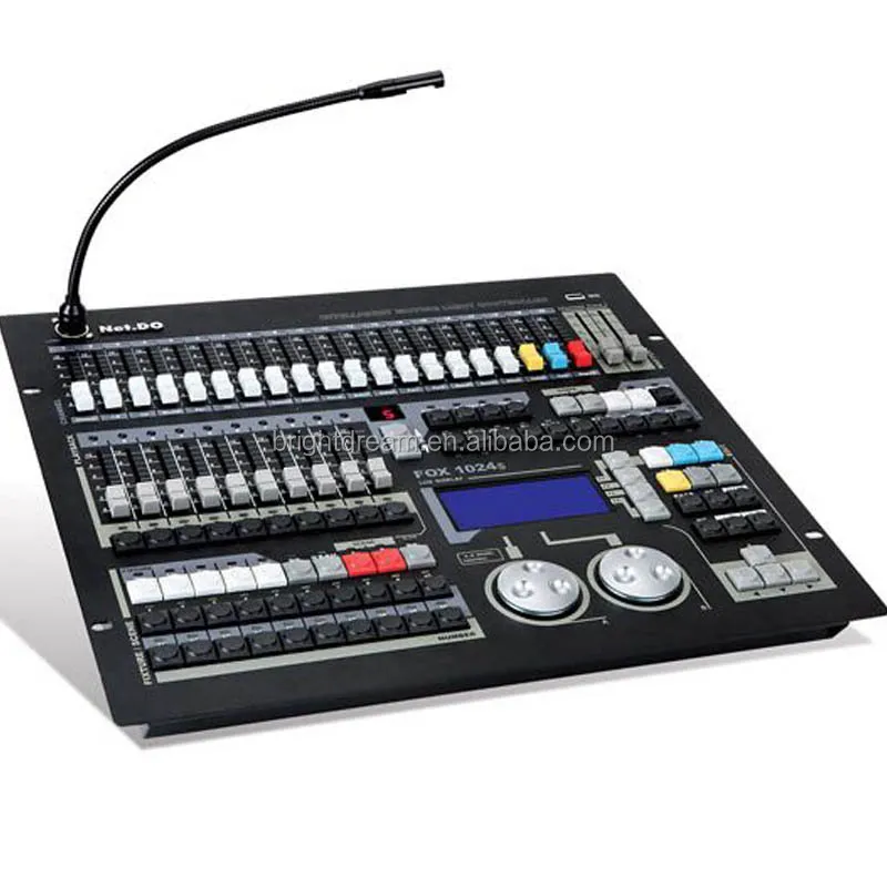 2025 أحدث وحدة تحكم الإضاءة المتحركة Dmx fox 1024s وحدة تحكم الإضاءة Dj