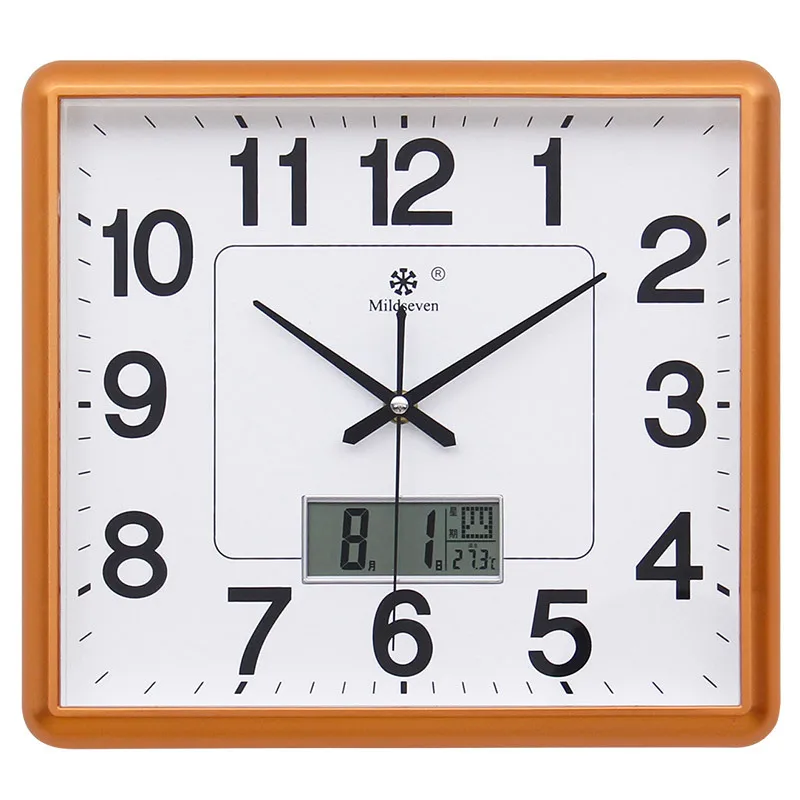 12-inch simple modern wall clock living room silent clock Home personality creative fashion art wall watch Quartz clock