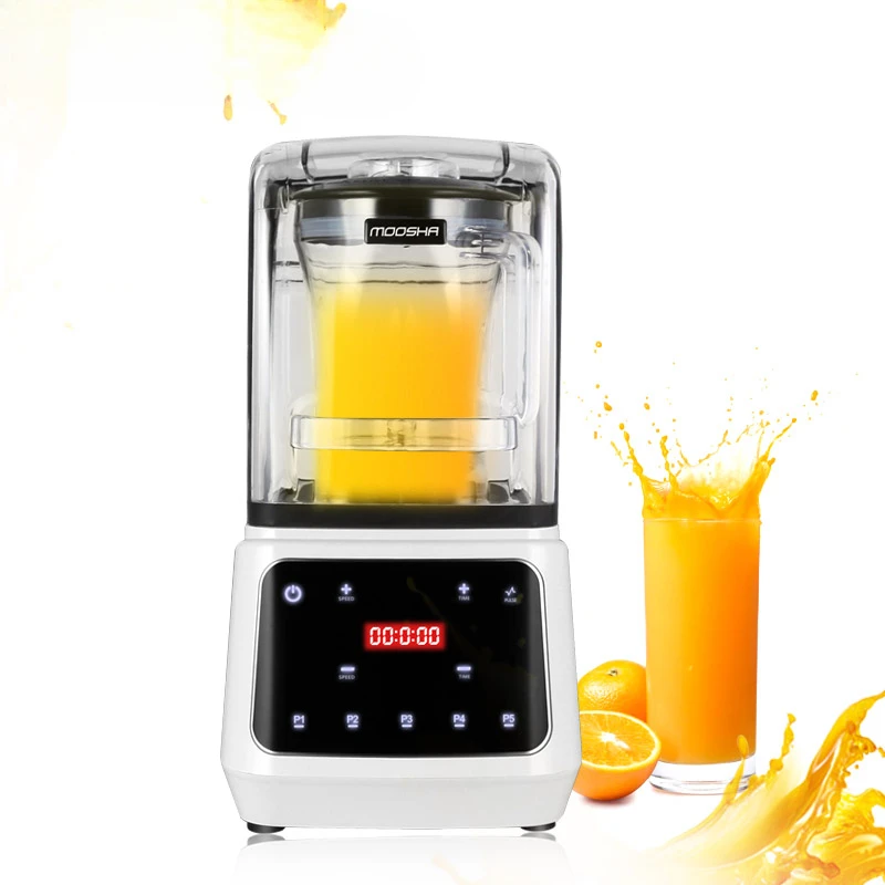 Commercial Electric Blender With Sound Cover Industrial Blender With Silent Proof