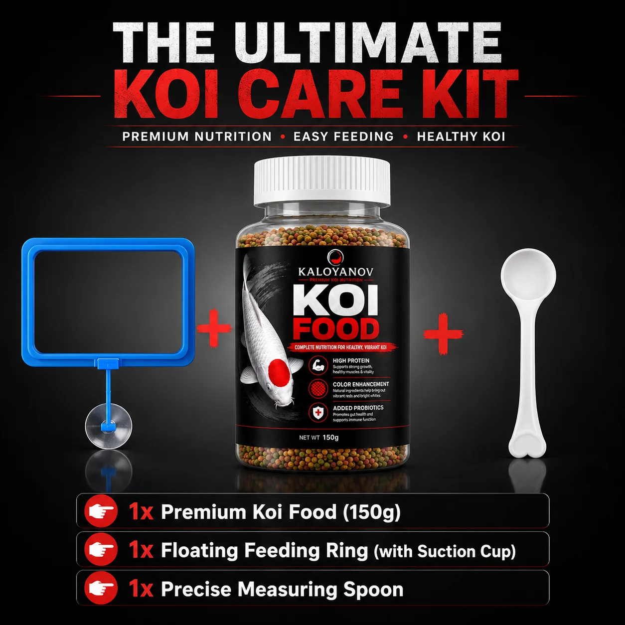Koi Fish Food 150g High Protei - Aquarium Fish Colour review and price