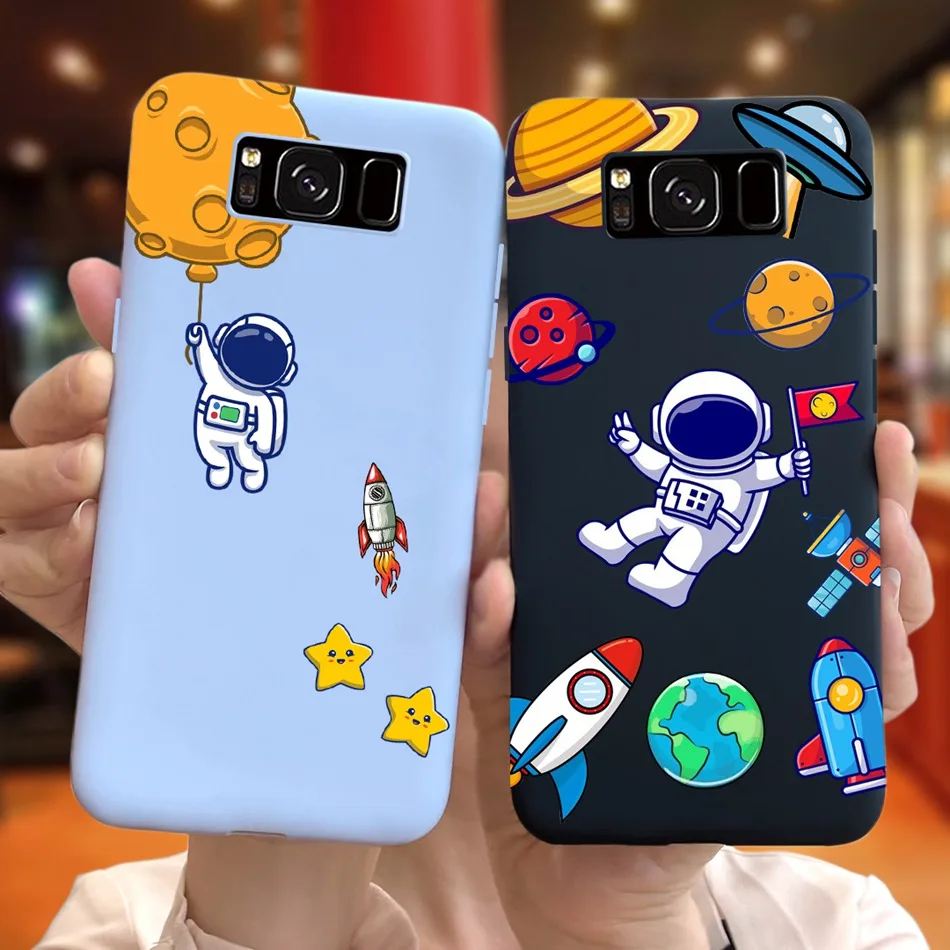 For Samsung Galaxy S8 Case Samsung S8 Plus Phone Case Cute Cartoon Macaroon Silicone Soft Cover For SamsungS8 S 8 S8+ G950 G955F