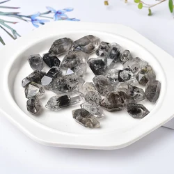 Herkimer Diamond Natural Clear Crystal White Quartz Cluster Point Columnar Wand Specimen Processing Reiki Mineral Rough20g