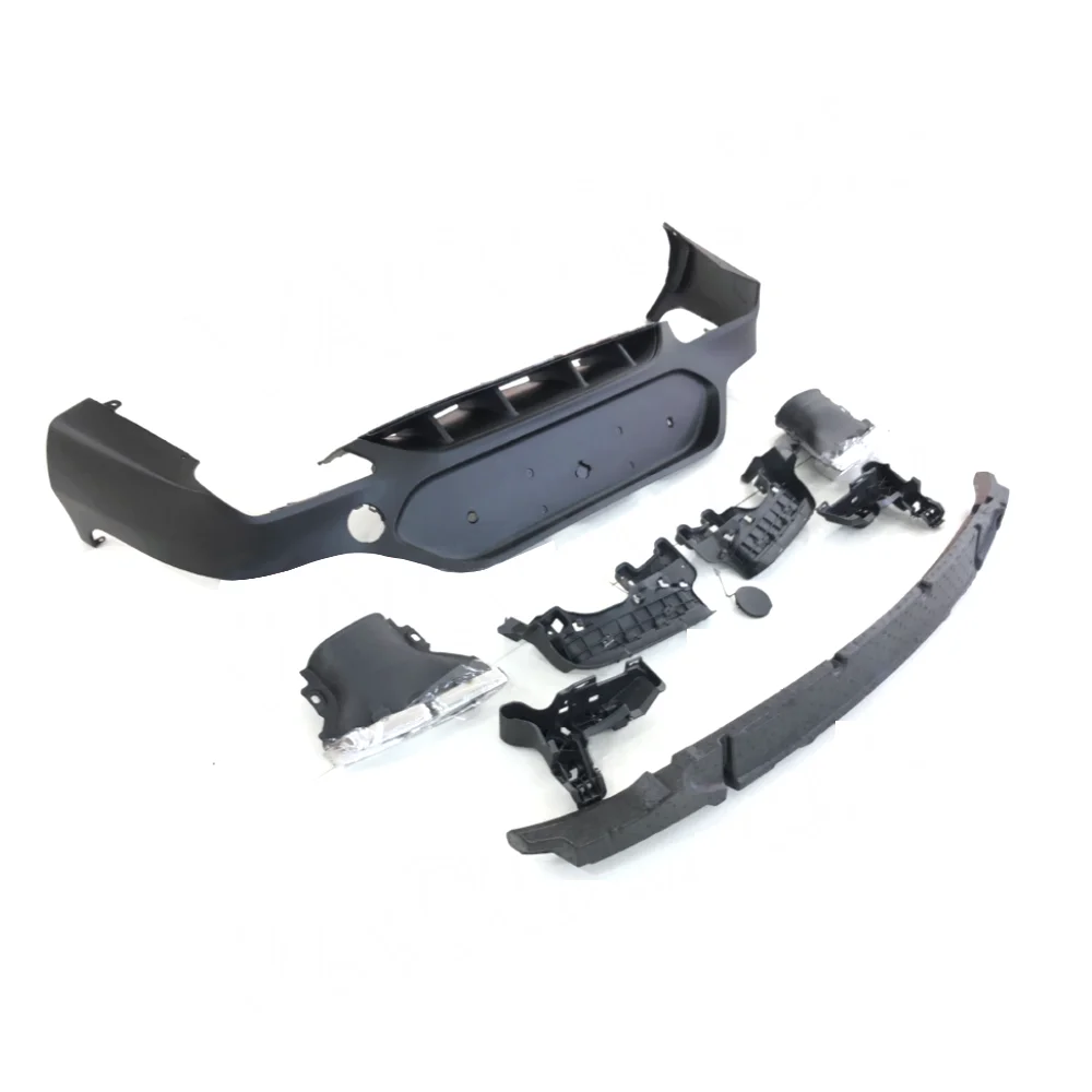 VACOMUL PP Rear Diffuser with Exhaust Tips for Mercedes Benz GLC X253 Sport GLC 300 GLC250 GLC43 2017-2019 Car Styling - Image 3