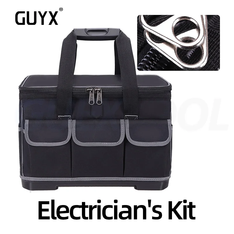 Electrician Toolkit Large Capacity Multifunctional Maintenance And Installation Carpenter Unlocking Hand held Canvas Thickening