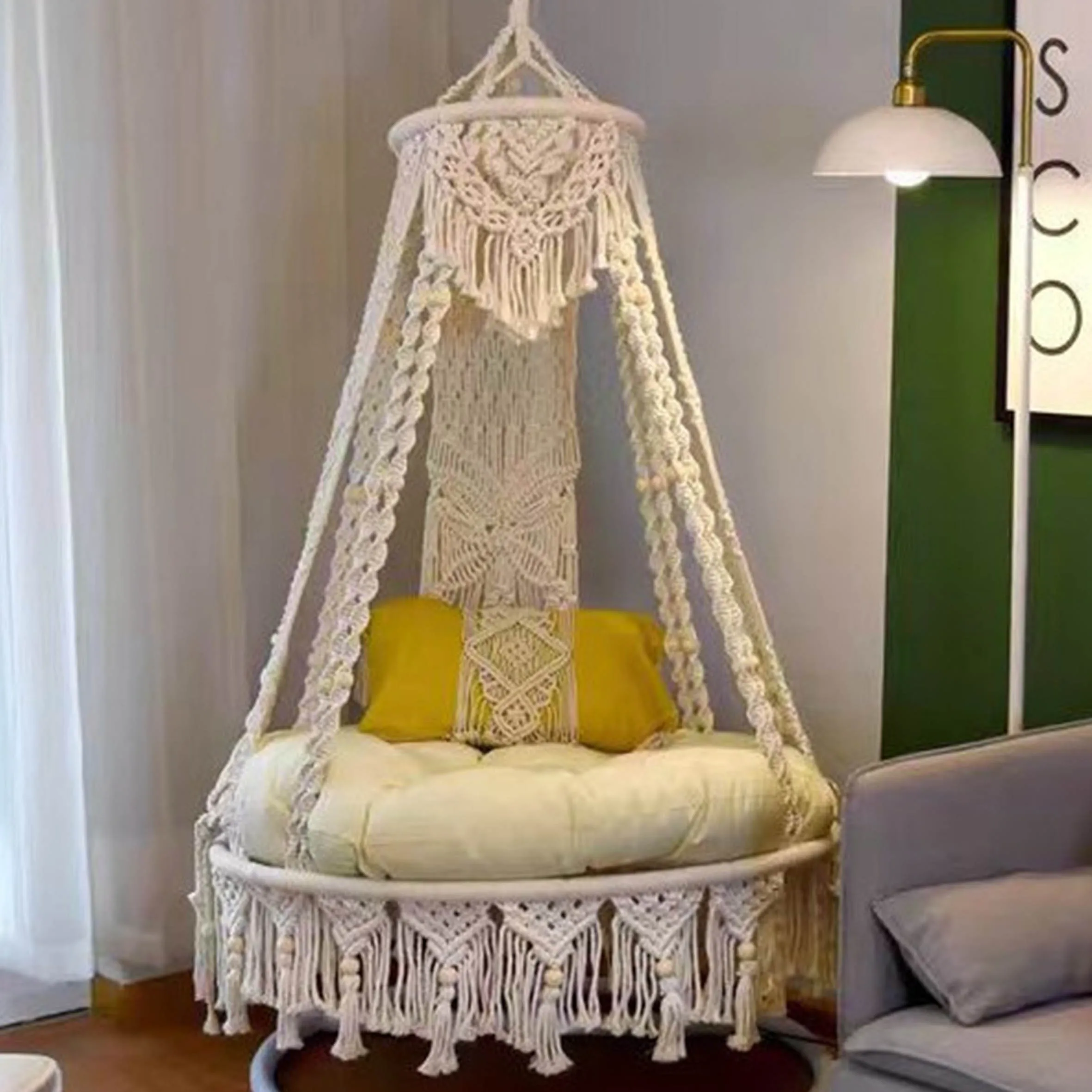 

Hammock Chair Stand Heavy Duty Steel Hammock Stand Multi,Use Swing Chair with Stand for Outdoor Indoor/