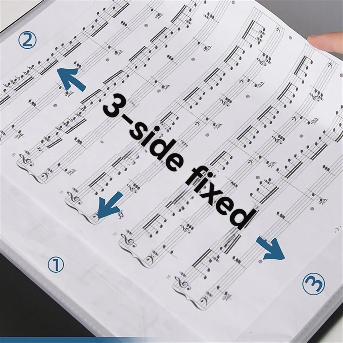 New arrival  Sheet Music Folder,Music Stand Accessories, Sheet Music Holder,Writable & Detachable Choir Folder