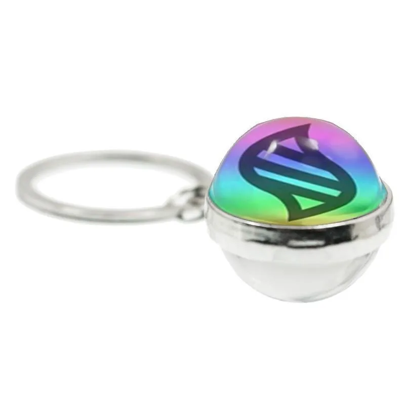 Pokémon Mega Stone Portachiavi Anime Creatività periferica Squisita tendenza versatile Portachiavi sferico Accessori regalo per cartoni animati
