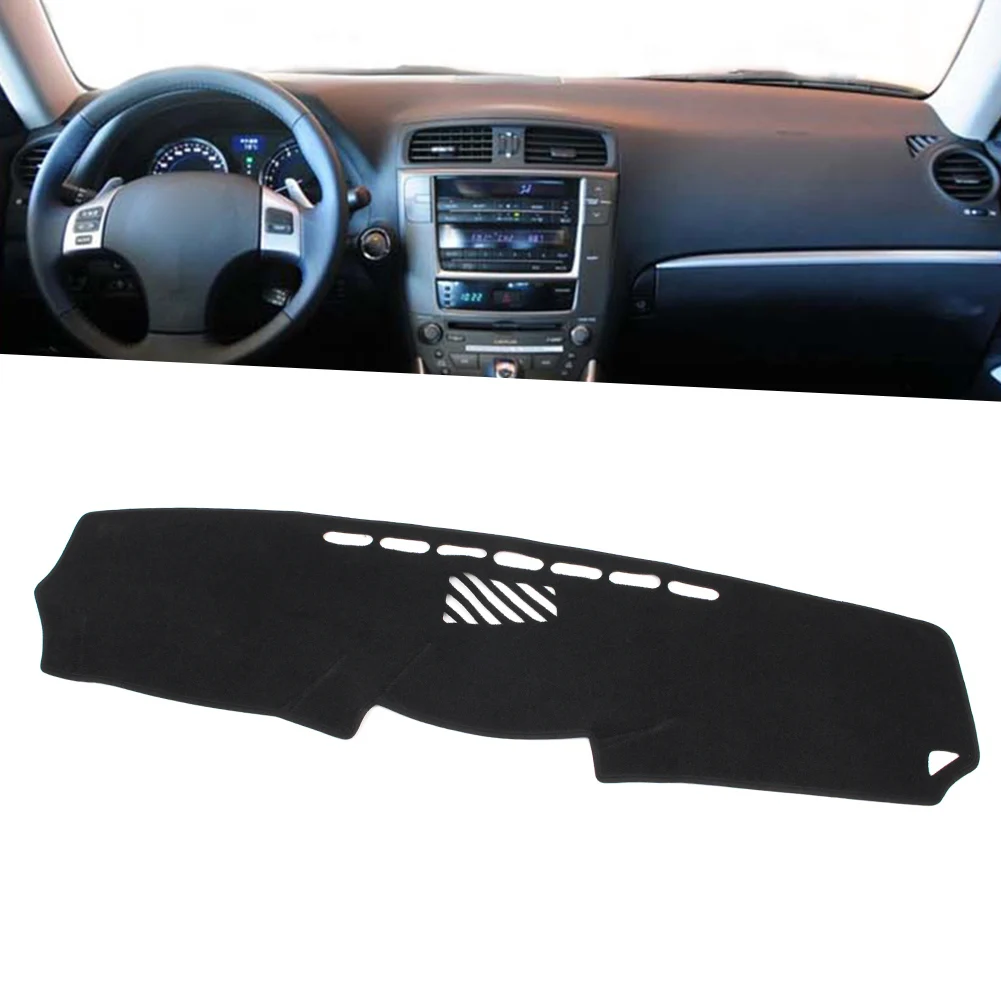 Zwarte Auto Dashboard Mat Dashboard Cover Dashmat Voor Lexus Is200 Is250 Is350 Is300 2006 2010 2011 2012 2013 Links Rijden