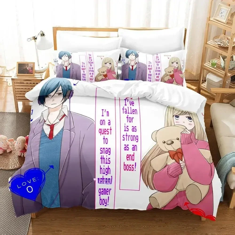 Loving Yamada at 999 Bedding Set Single Twin Full Queen King Size Bed Set Adult Kid Bedroom Duvetcover Sets Anime Bed Sheet Set