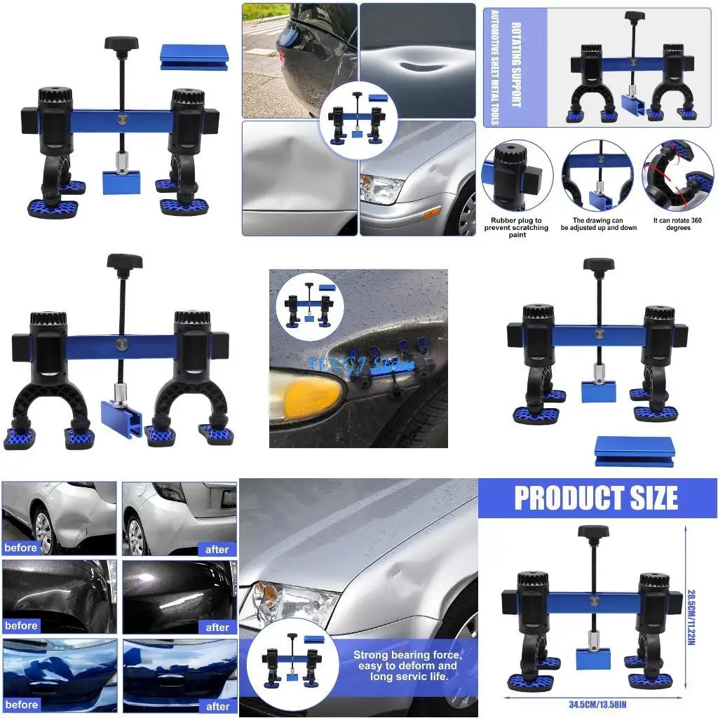 

37JE Concave Convex Molding Puller 360 Degree Rotation Car Dent Repair Puller Tools