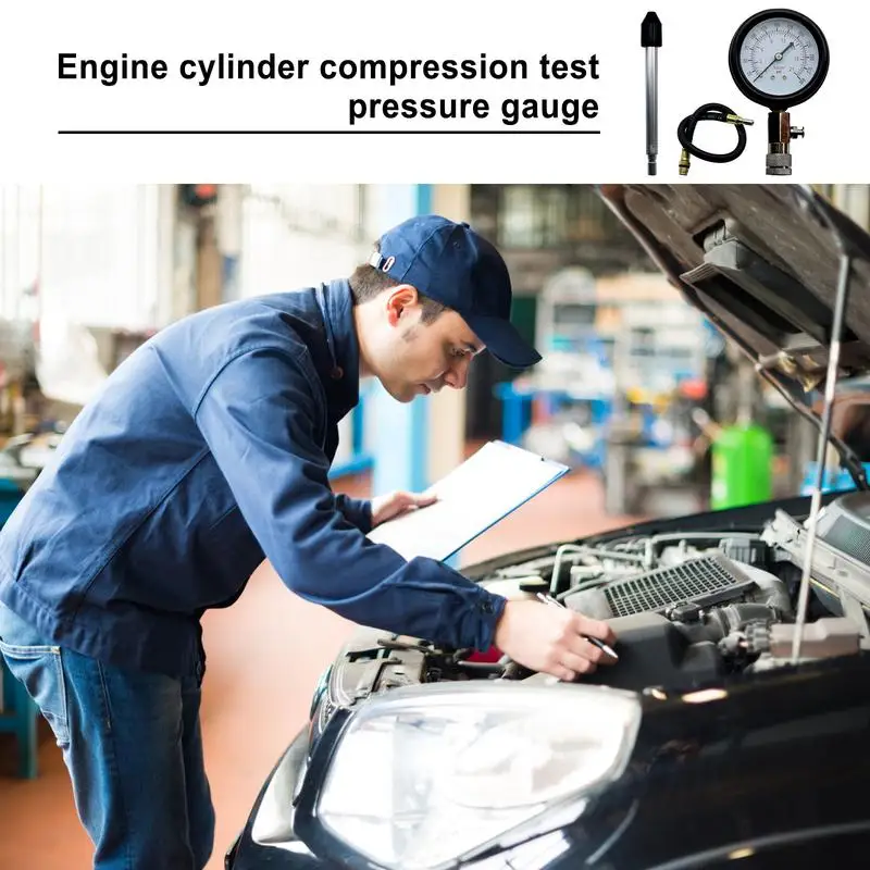 Cylinder Leak Down Tester Leakdown Tester Compression Gauge Compression Test Kit Diagnostics Tool Automotive Engine Leakage