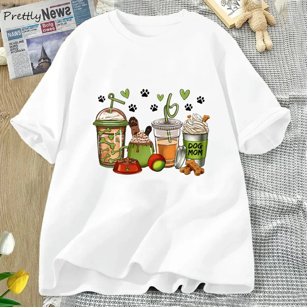 

Watermelon Coffee Tee women summer t-shirts girl designer y2k clothing