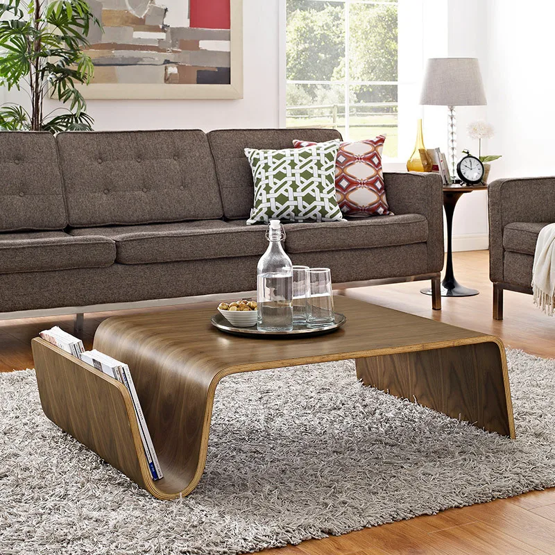 

Coffee Living Room Furniture Side Table Modern Japanese Ash Log Wind Solid Wood Coffee Table Mesa De Centro Sala Side Table