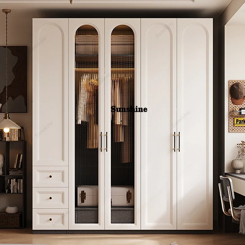 Armario de Ropa YLuxury para Dormitorio, Armario de Almacenamiento Simple y Moderno para Niñas, Organizador Abierto 2025, Mueble Armario de Ropa