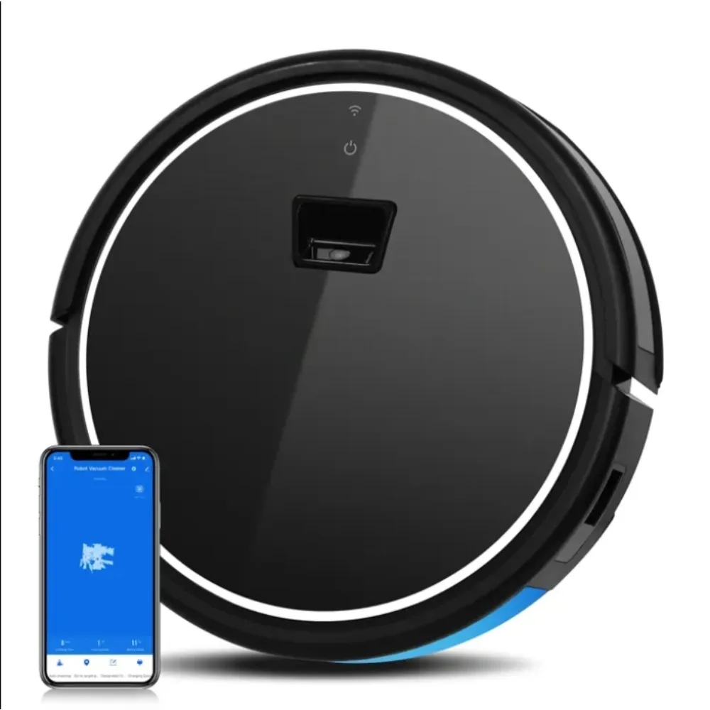 WIFI Connection APP llphone Control Double Roller Brush Alexa Voi And Google Assistant Control Robot Vacuum Cleaner