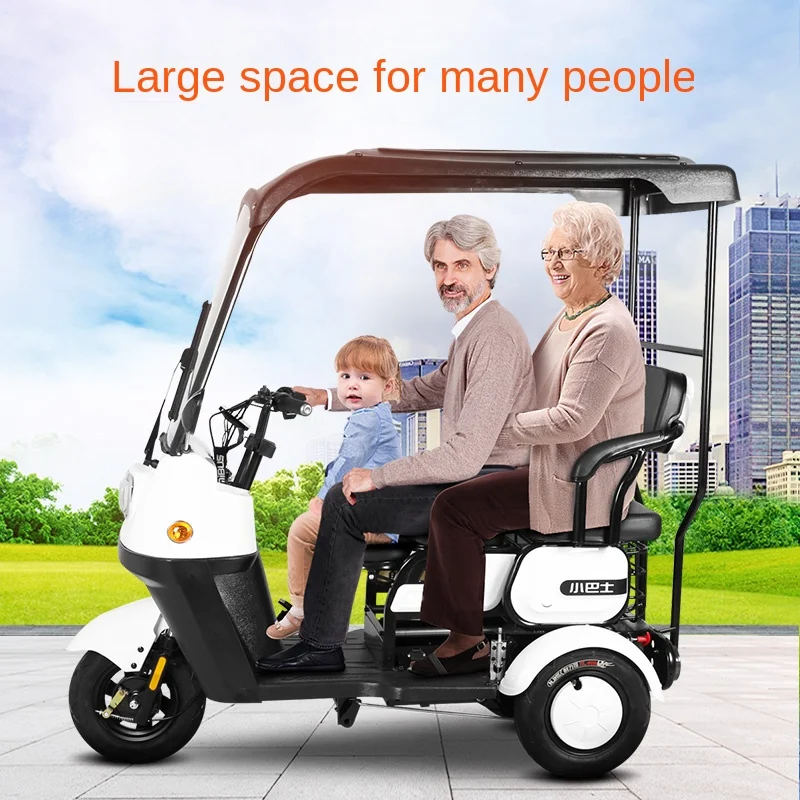 

XK Small Bus Electric Tricycle Household Small Elderly Scooter Women's Elderly Battery Car