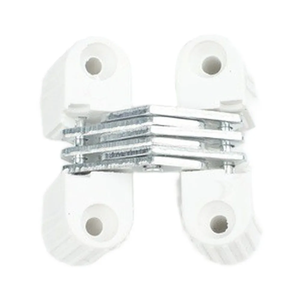 6Pcs Unseen Folding Door Hinge for Interior Door Systems and Modular Table Designs Featuring Plastic Encased Iron Pivot Points