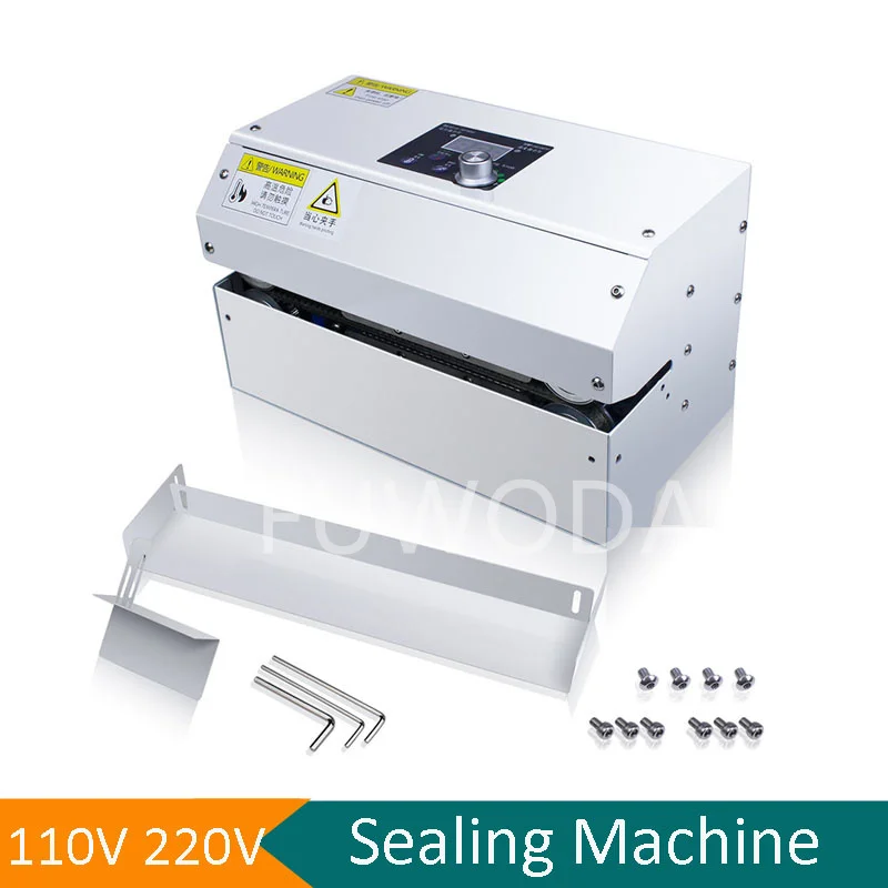 110V 220V Aluminum Foil Plastic Film PE Coated Paper Food Packaging Machine Fully Automatic Sealer Candy Packing For Commercial