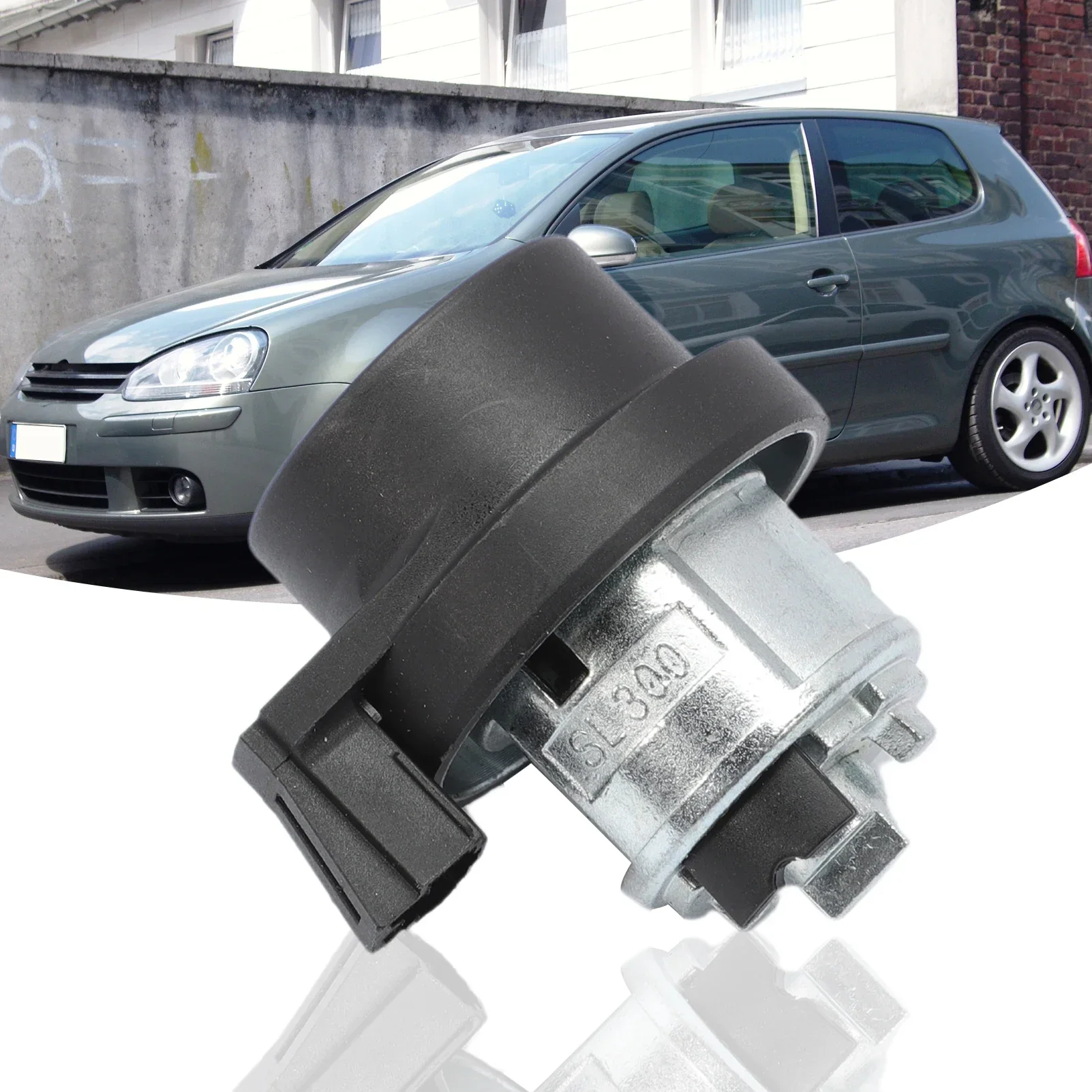 Car Steering Ignition Switch Lock Barrel Cylinder With 2 Keys 8E0905855A For VW Skoda Audi A6 Q3 R8 TT Seat 6L0905855D