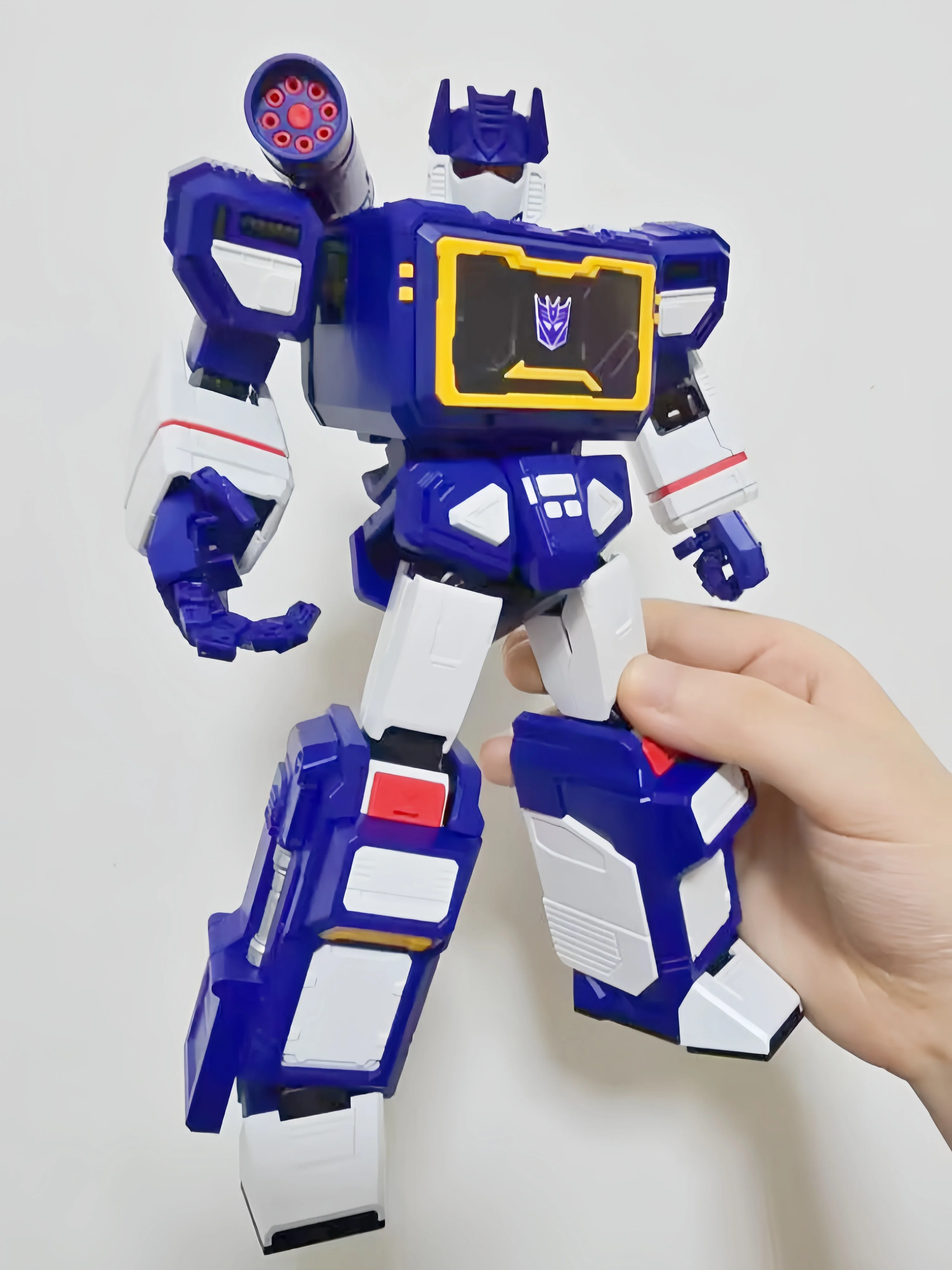 New Hotsale Blokees Transformers Action Edition Soundwave Toys Lighting Sounding Assembled Action Figures Movable Model Gift Toy