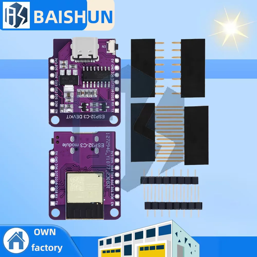 Compact ESP32-C3 Mi…