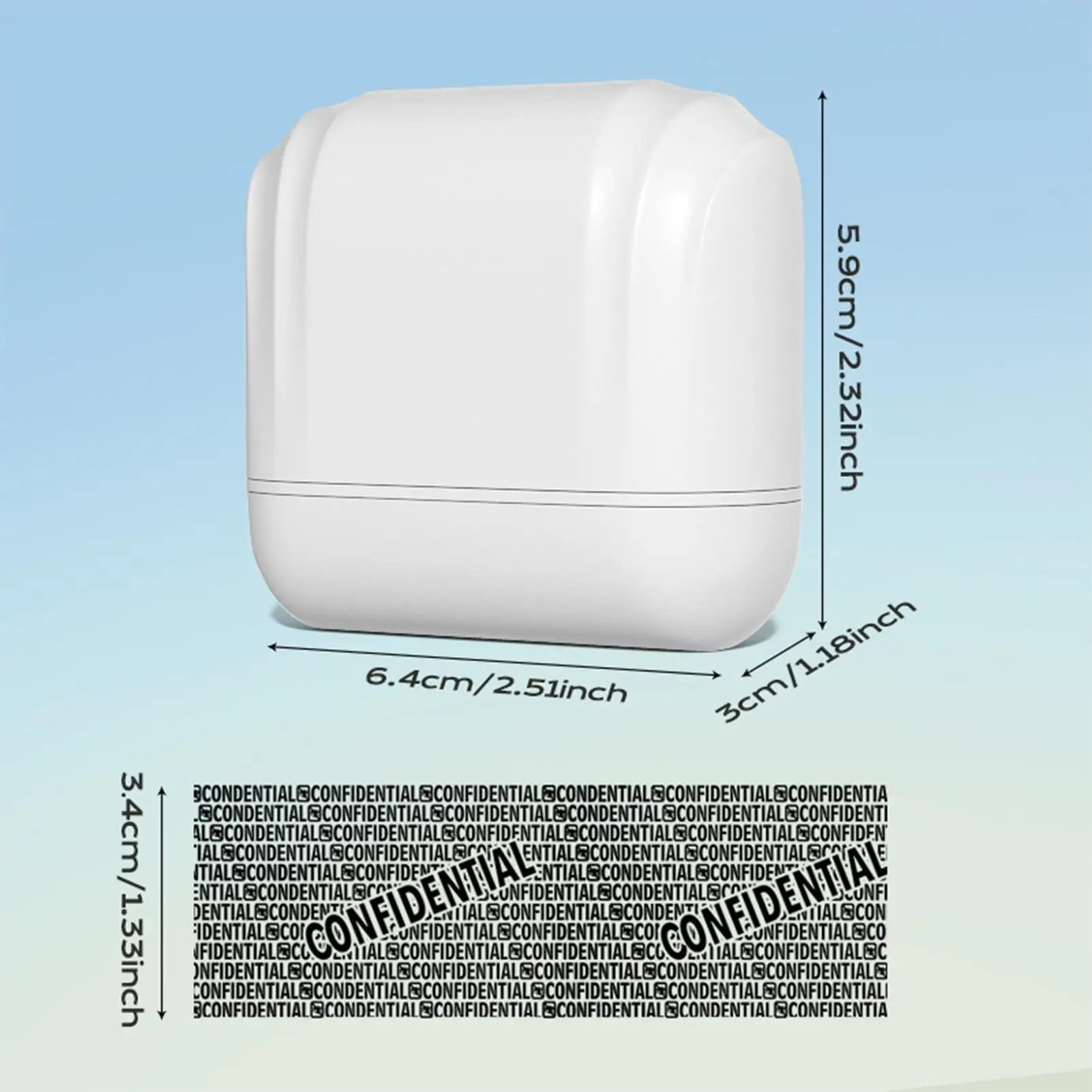 حماية سرقة الهوية الأسطوانة ختم التحبير الذاتي معلومات المتداول السرية مانع حماية الهوية طوابع الأمن ل #6