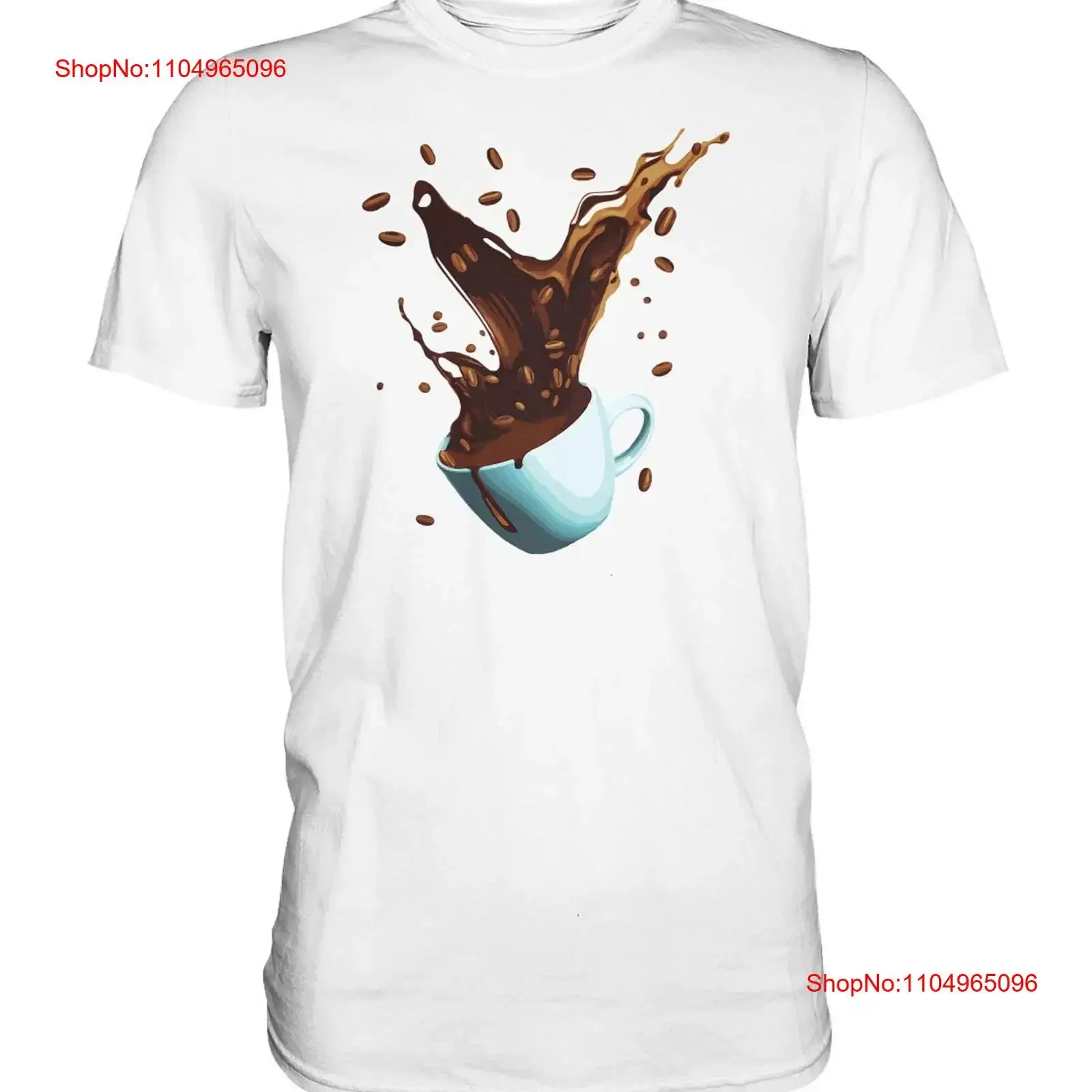 

Coffee Cup Bean Work Cappuccino Espresso T Shirt Premium vintage Washed streetwear fashion Breathable Top For Everyday Wear