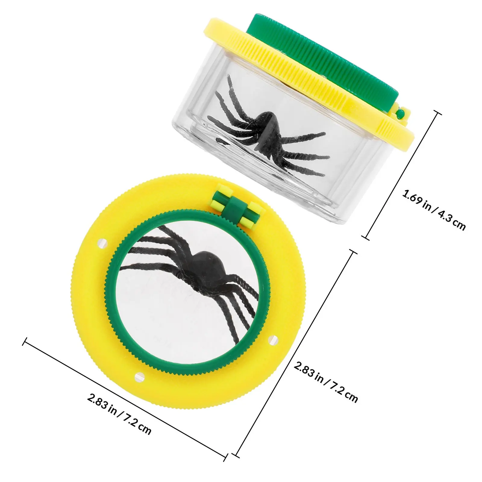 Caixa de Observação de Insetos Portátil com Lupa, Visor de Insetos, Caixa de Ampliação para Observação Biológica Infantil