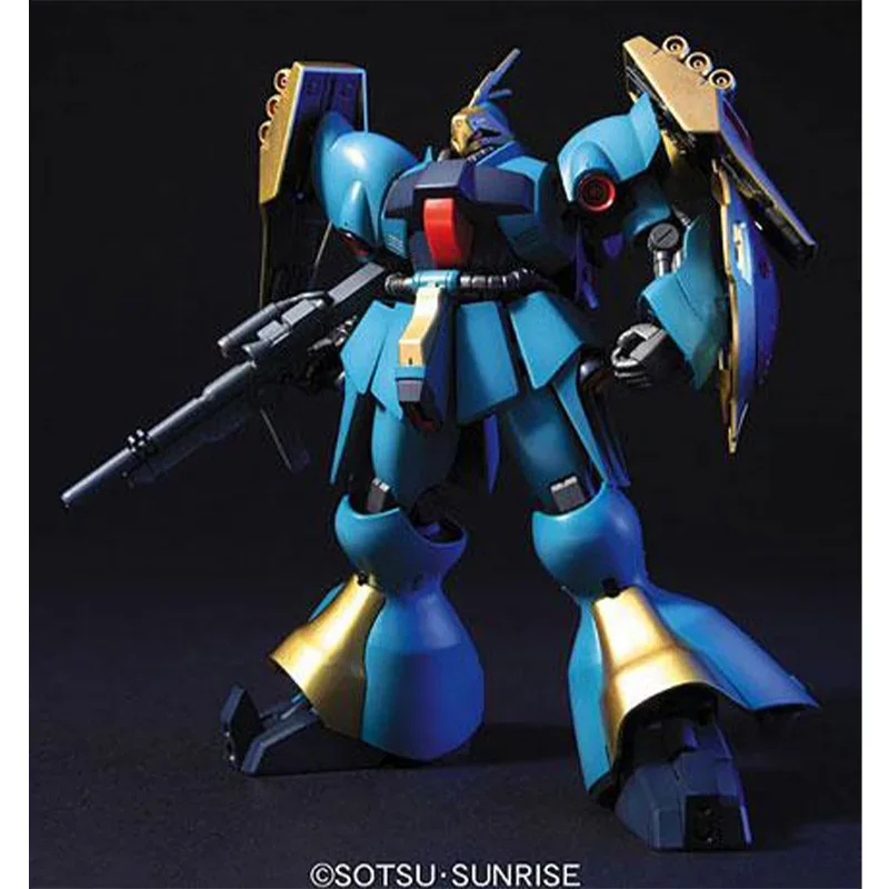 Bandai Original Gundam Model Kit, Figura Anime, HGUC1, 144, MSN-03, Figuras de Ação JAGD, ornamentos colecionáveis, presentes para crianças