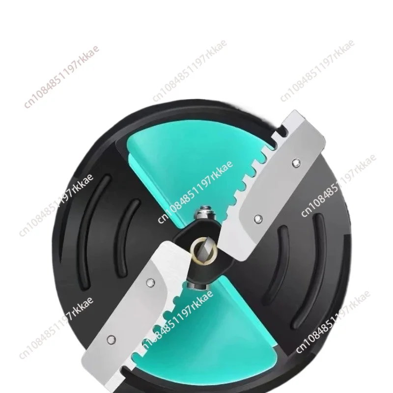 Ice Fishing Auger Electric Drill Nylon Floating Auger with 2 Blades and Locating Device 6 Inch Rotating Diameter